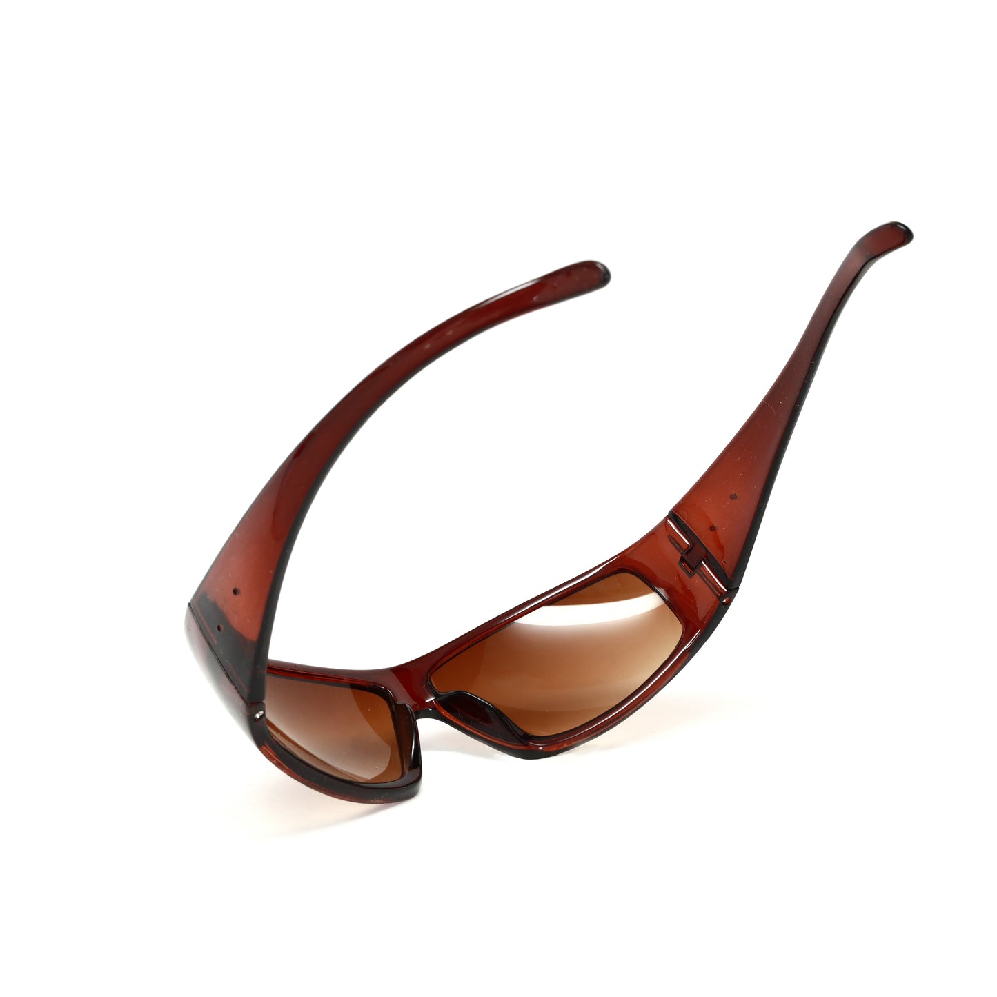 Prototype 4 Classic Deadstock Oversized Visor Sunglasses - Red