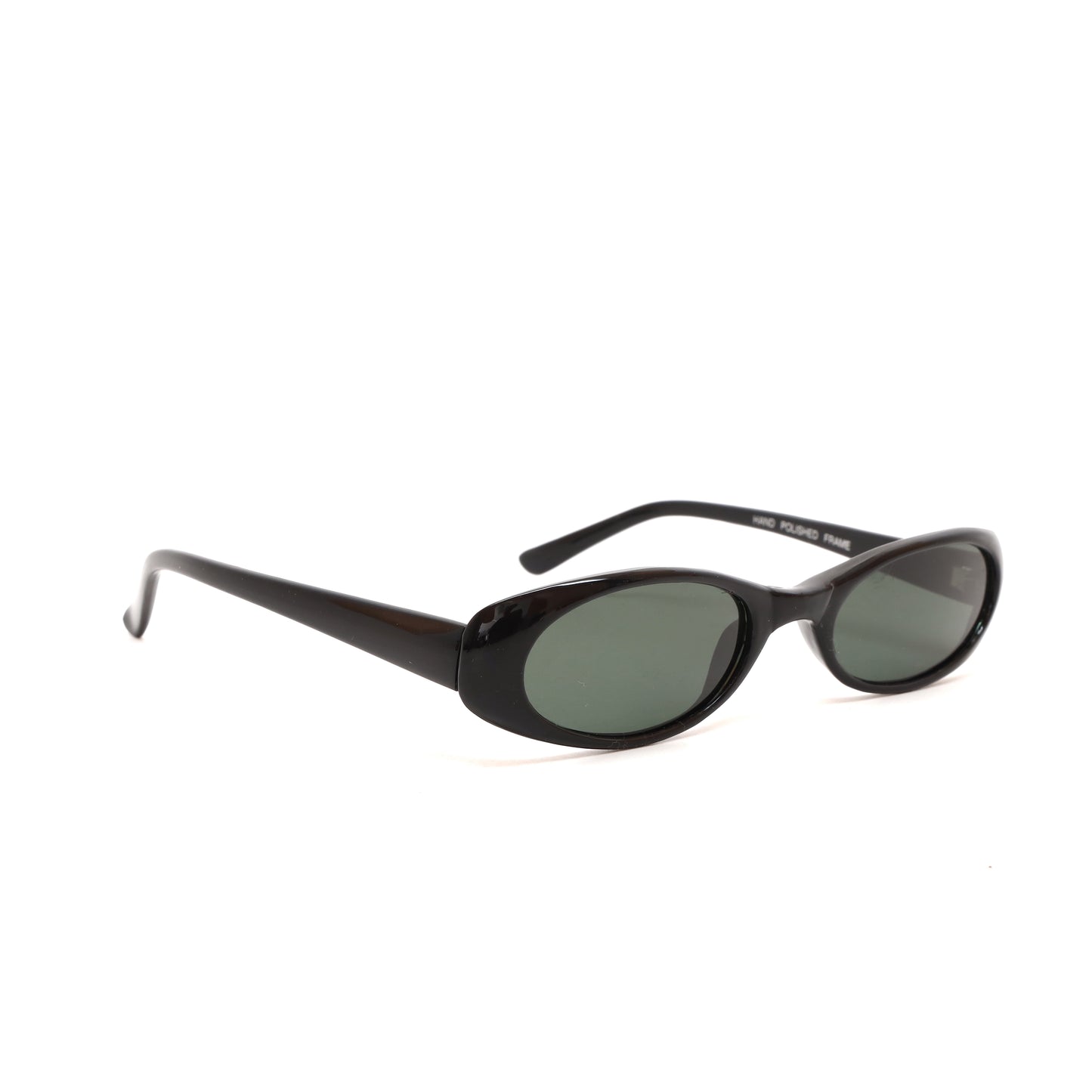 //Style 33// Vintage Small Size 90s Deadstock Jane Original Oval Sunglasses - Black