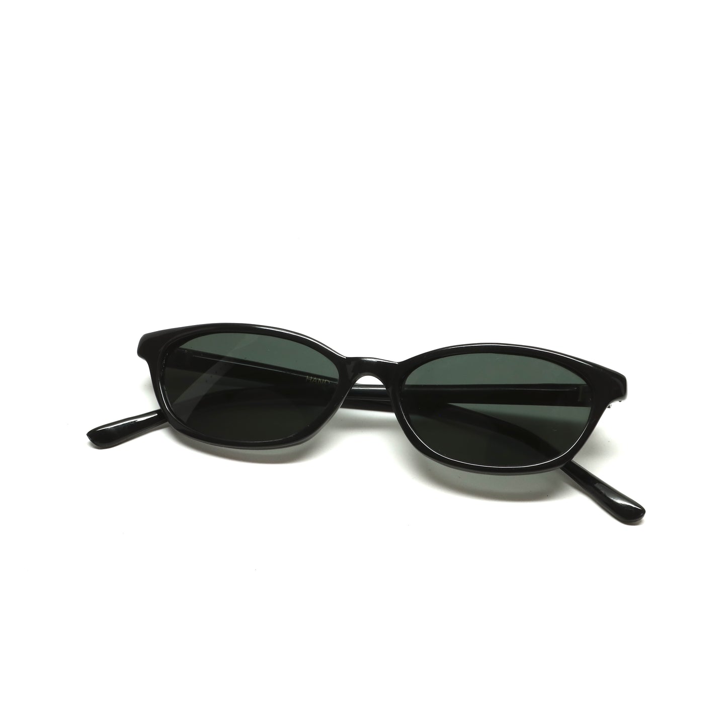 LAST CALL //Style 37// Deluxe Vintage 90s Deadstock Small Chic Oval Sunglasses - Black