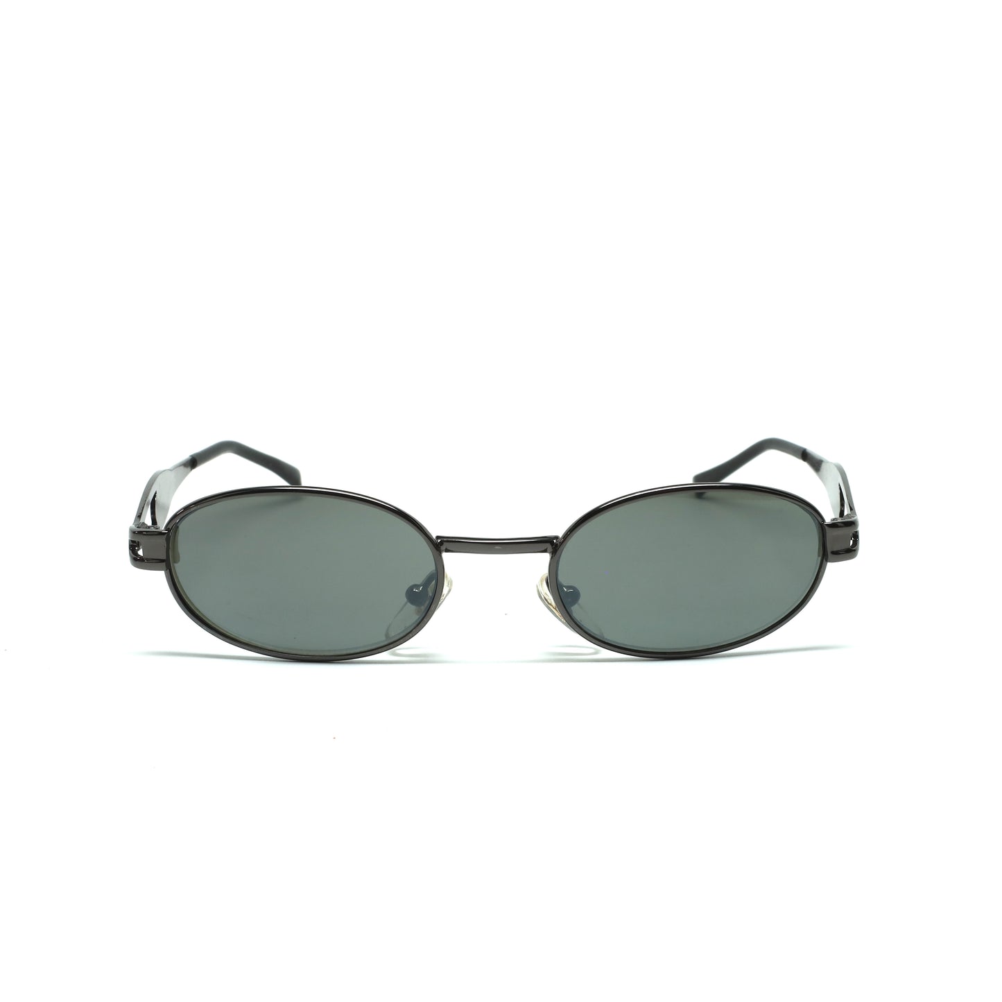 //Style M028// Small Size Mini 90s Deadstock Santa Fe Oval Sunglasses - Grey