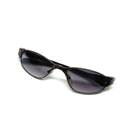 //Style 948// Vintage Small Size 90s Matrix Style Sunglasses - Grey