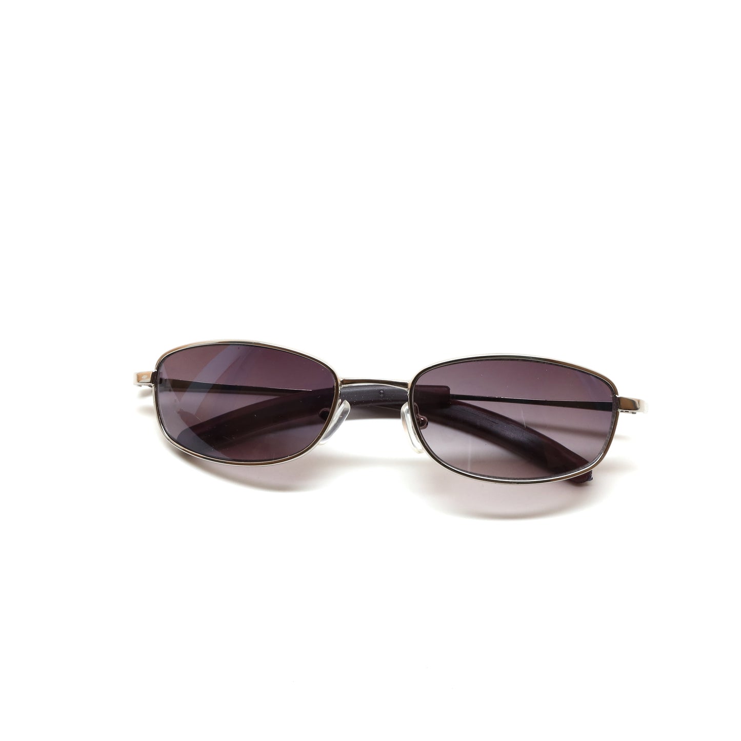 //Style 912// Vintage 90s Wire Oval Frame Sunglasses - Silver