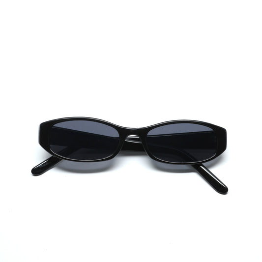 //Style 072// Deluxe Vintage Standard Size 90s Deadstock Sunglasses - Black