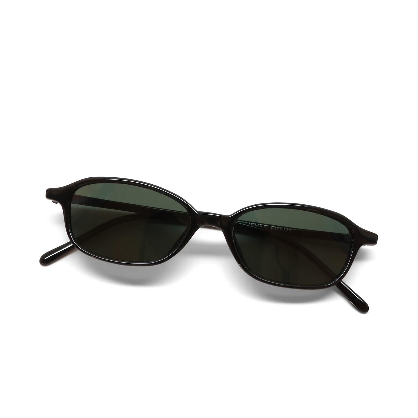 LAST CALL //Style 37// Deluxe Vintage 90s Deadstock Small Chic Oval Sunglasses - Black
