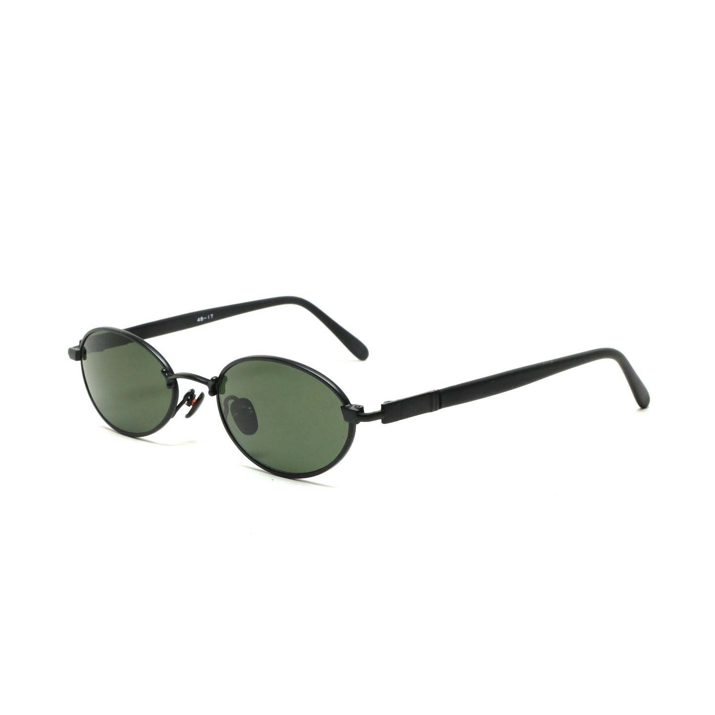 //Style 147// Deluxe High Quality Vintage Black Oval Sunglasses