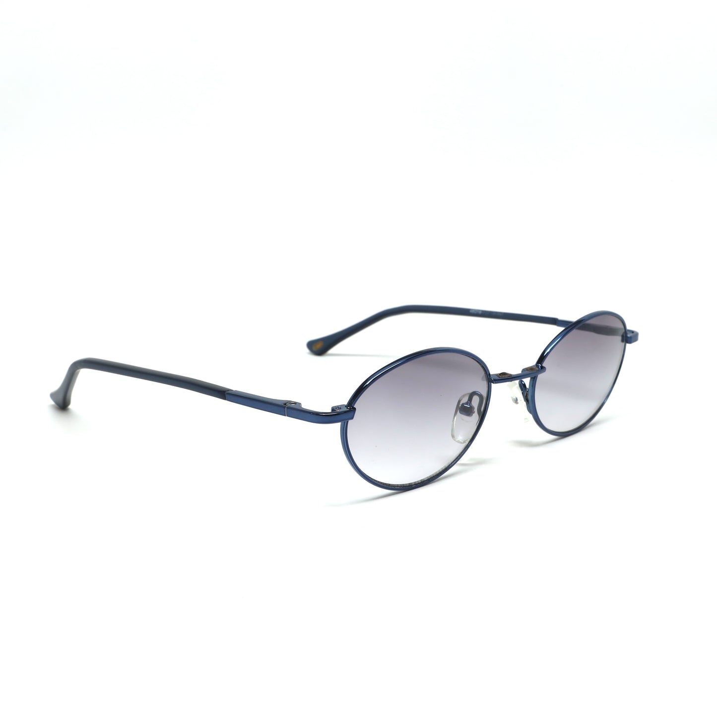 //Style 093// Small Size Mini 90s Deadstock Santa Fe Oval Sunglasses - Blue )