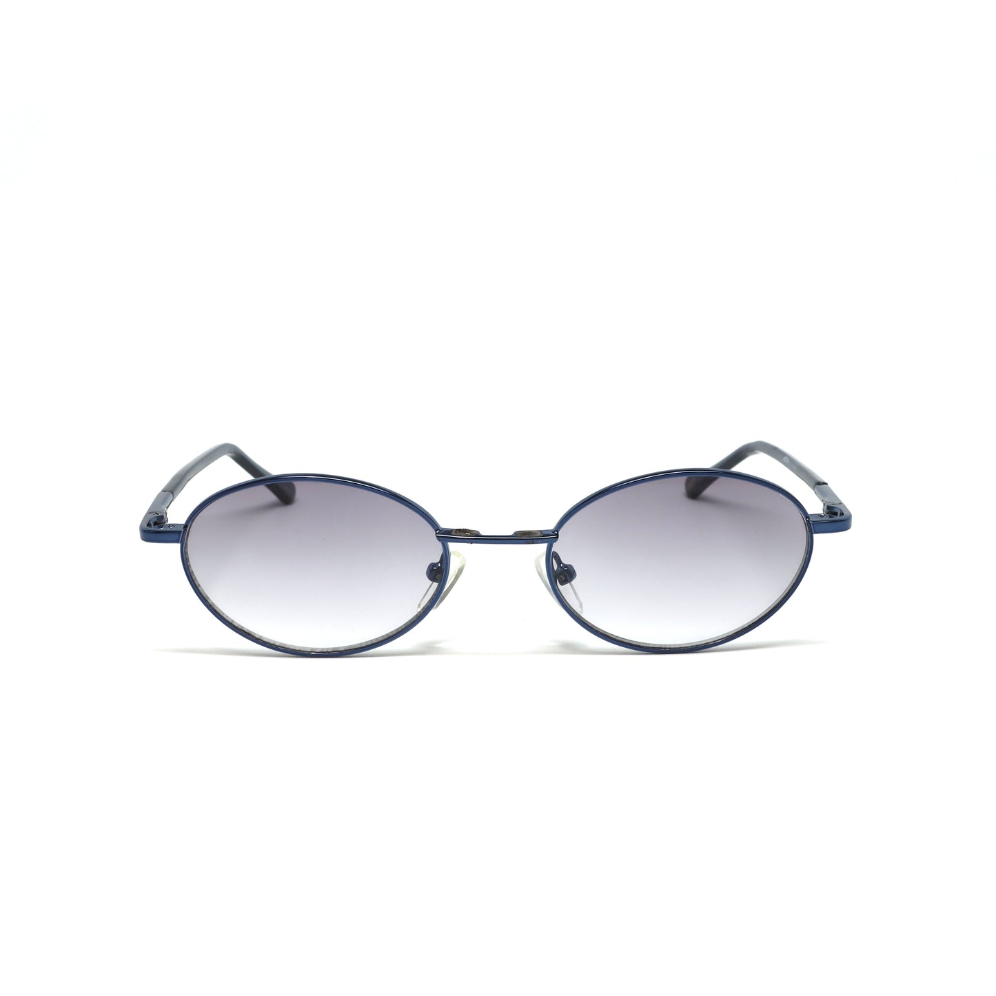 //Style 093// Small Size Mini 90s Deadstock Santa Fe Oval Sunglasses - Blue )