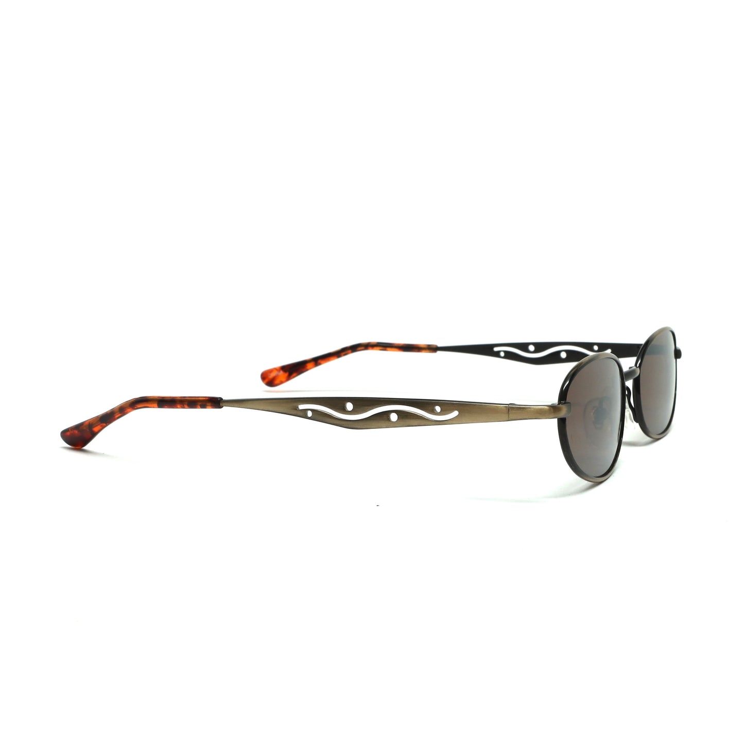 //Style M28// Small Size Mini 90s Deadstock Santa Fe Oval Sunglasses - Bronze