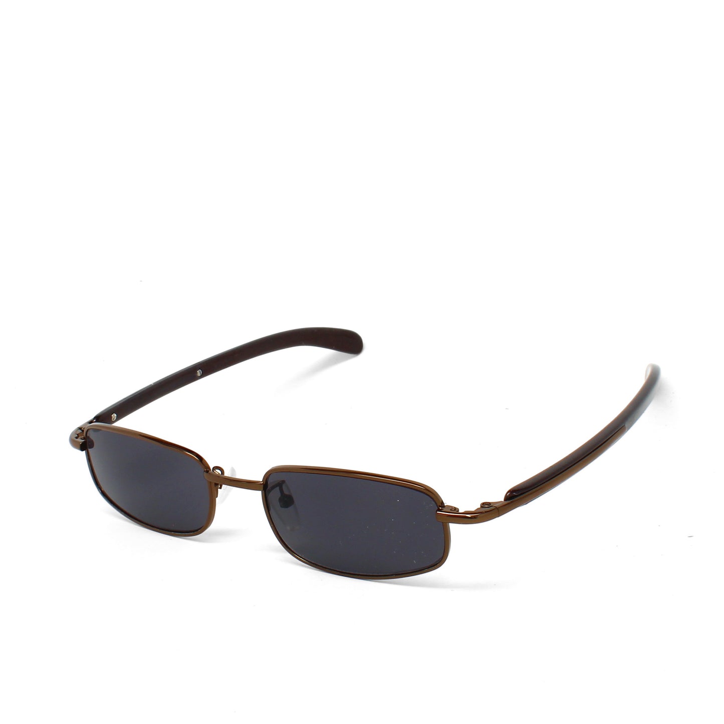 //Style M27// Vintage Small Size 1996 Wraparound Rectangle Roxbury Sunglasses - Bronze