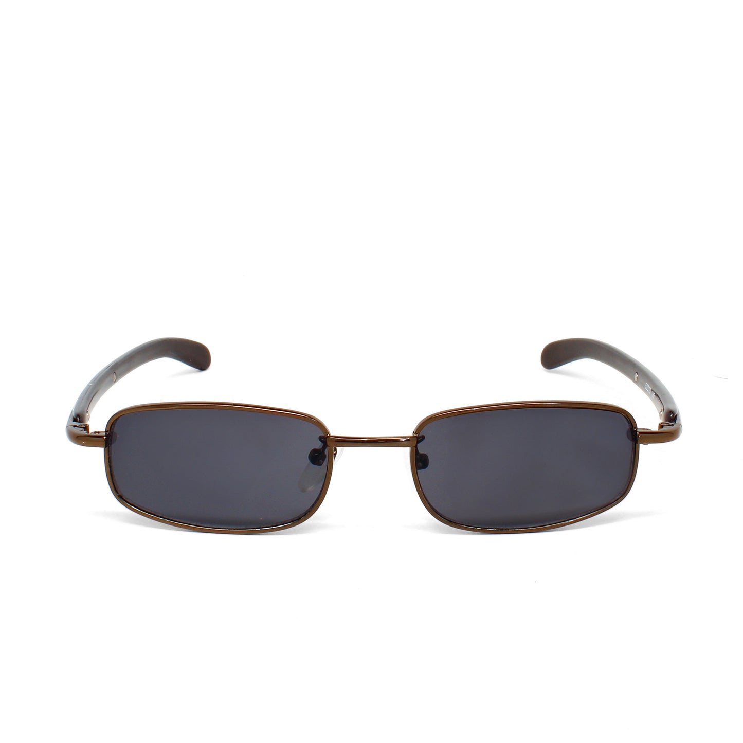 //Style M27// Vintage Small Size 1996 Wraparound Rectangle Roxbury Sunglasses - Bronze