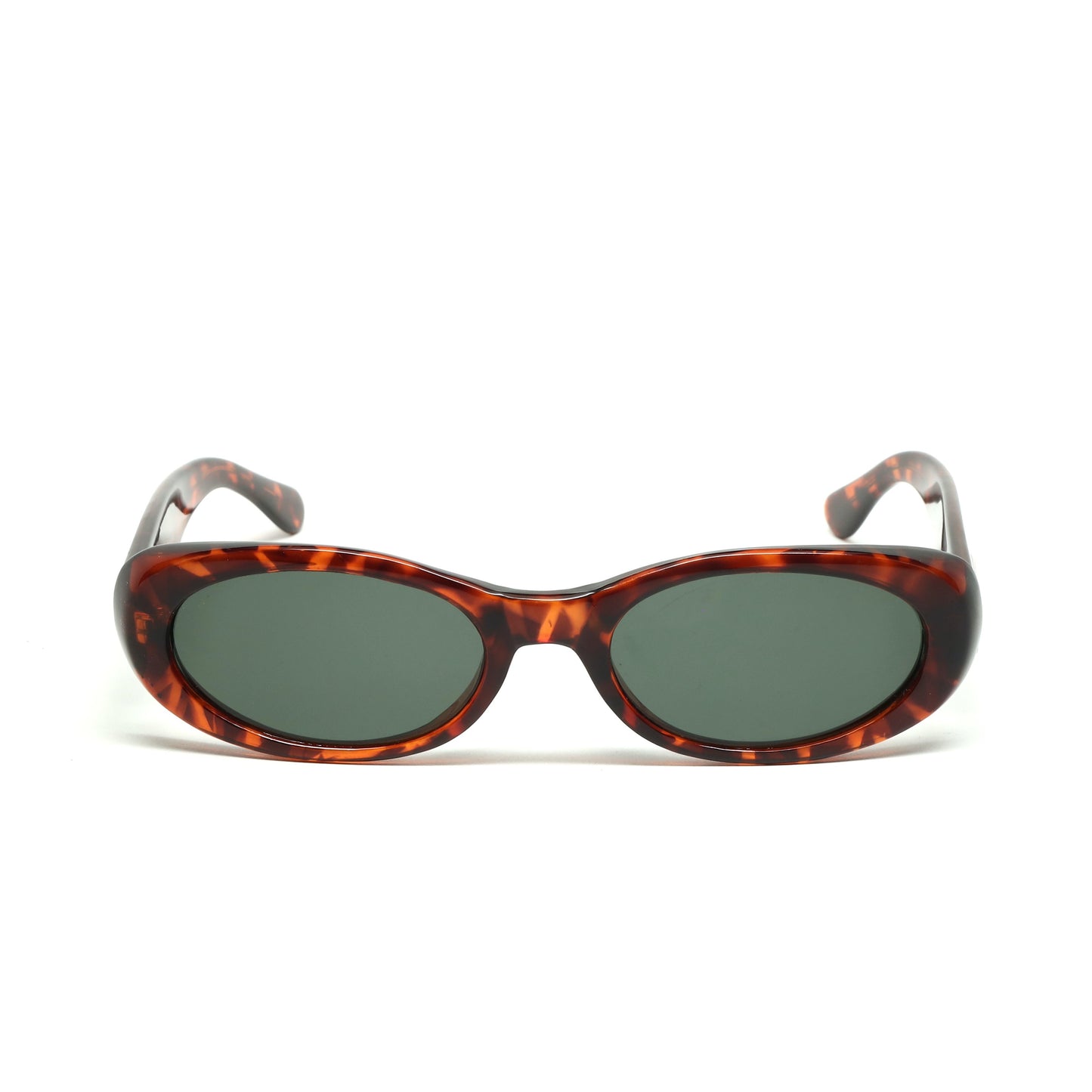 //Style 02// Vintage Standard 90s Mod Original Oval Sunglasses - Tortoise