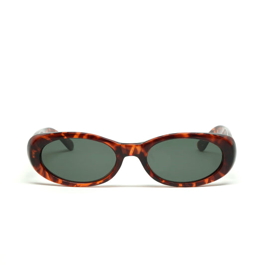 //Style 02// Vintage Standard 90s Mod Original Oval Sunglasses - Tortoise