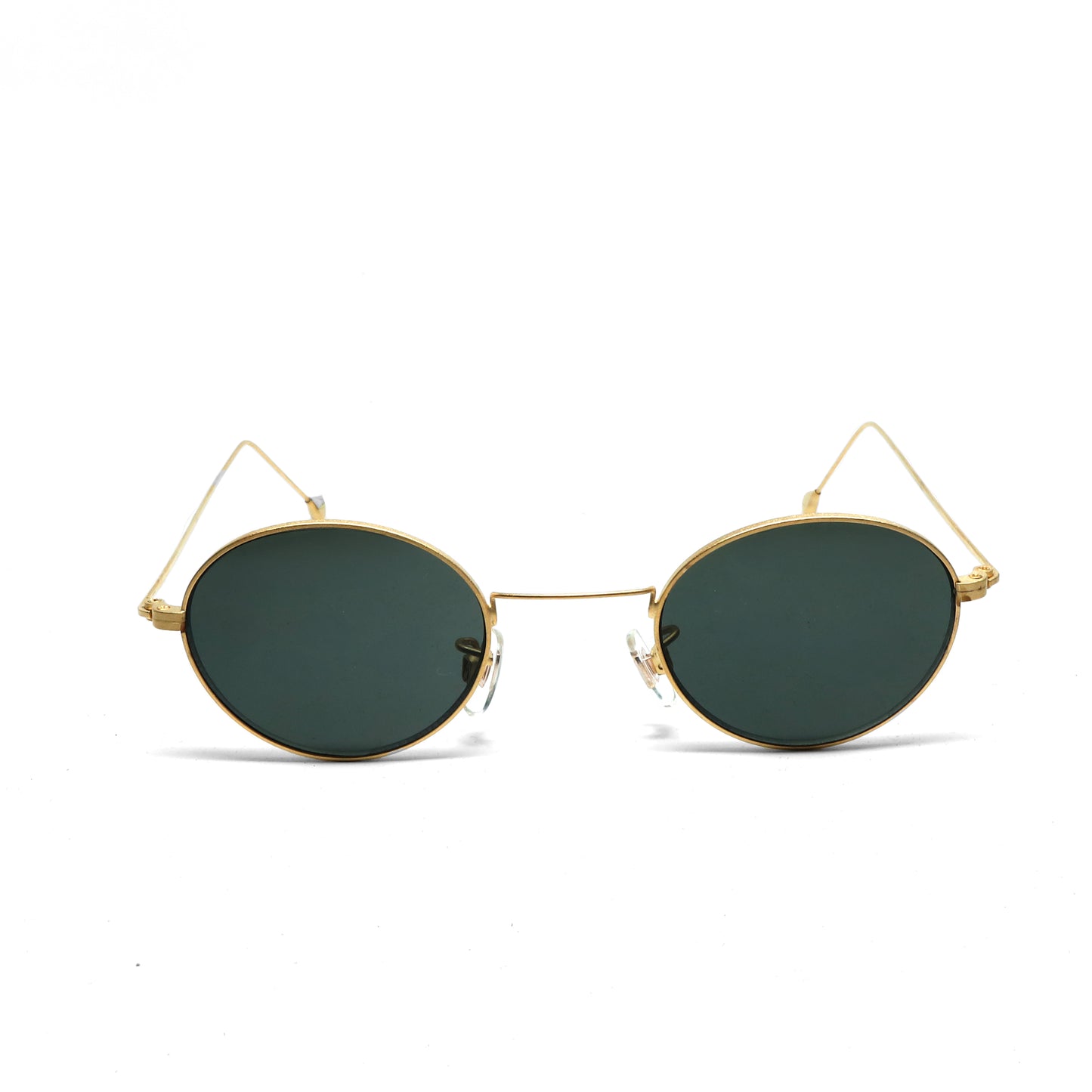 //Style 70// Vintage 90s Metal Frame Circle Shape Sunglasses - Gold