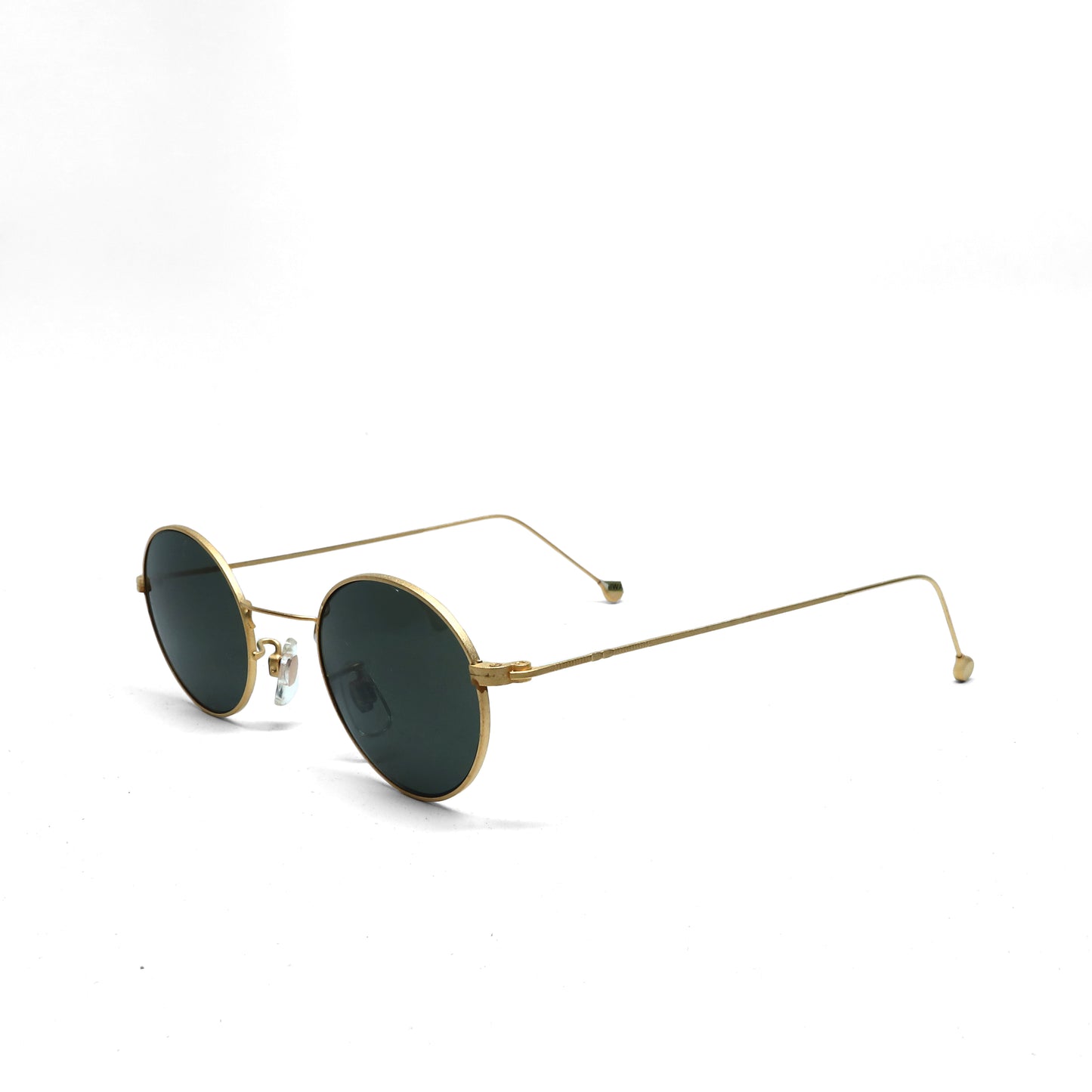 //Style 70// Vintage 90s Metal Frame Circle Shape Sunglasses - Gold