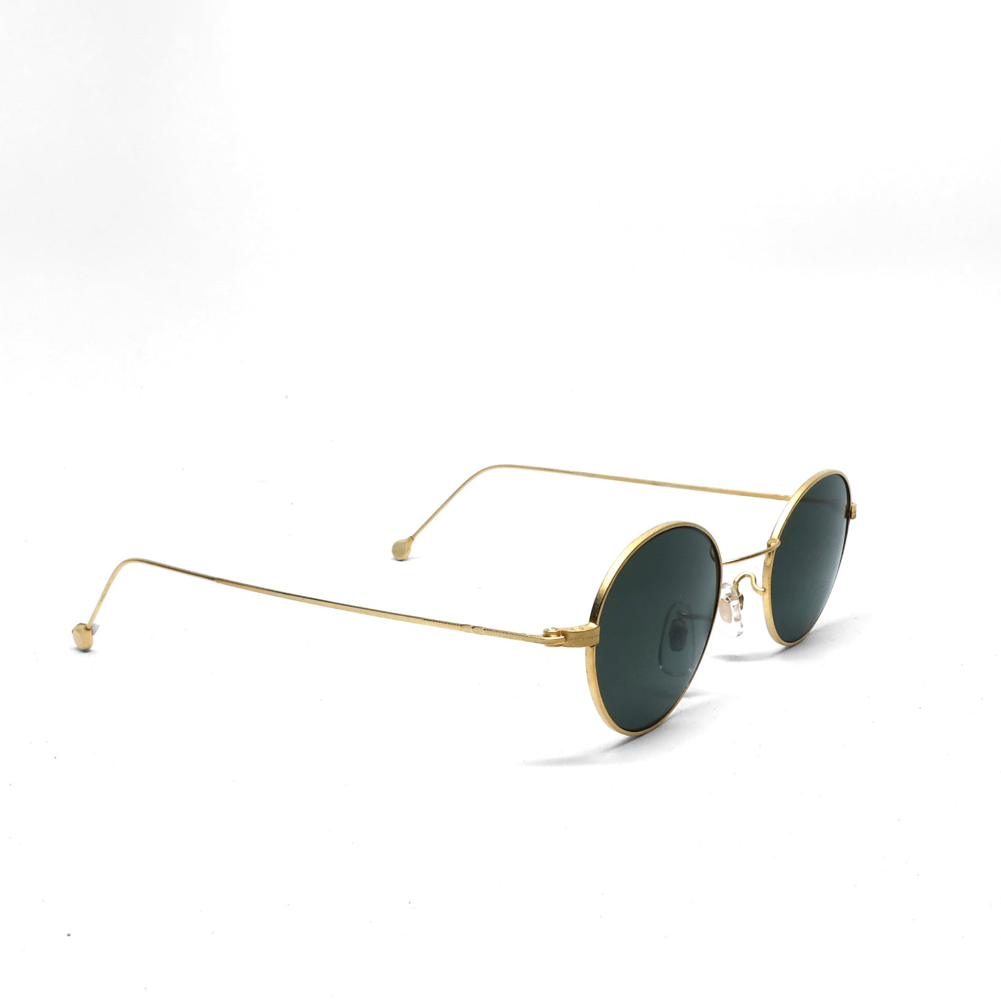 //Style 70// Vintage 90s Metal Frame Circle Shape Sunglasses - Gold