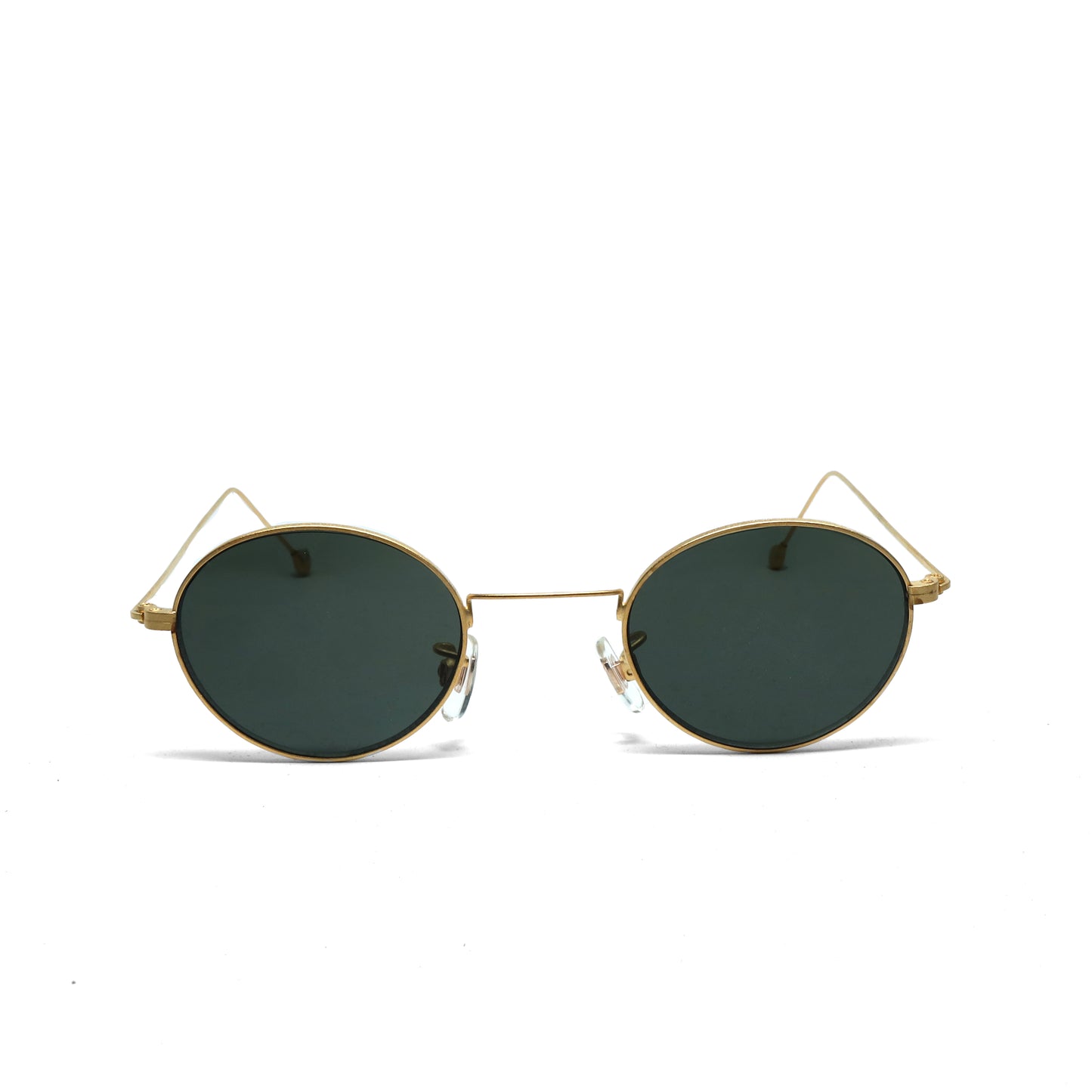 //Style 70// Vintage 90s Metal Frame Circle Shape Sunglasses - Gold