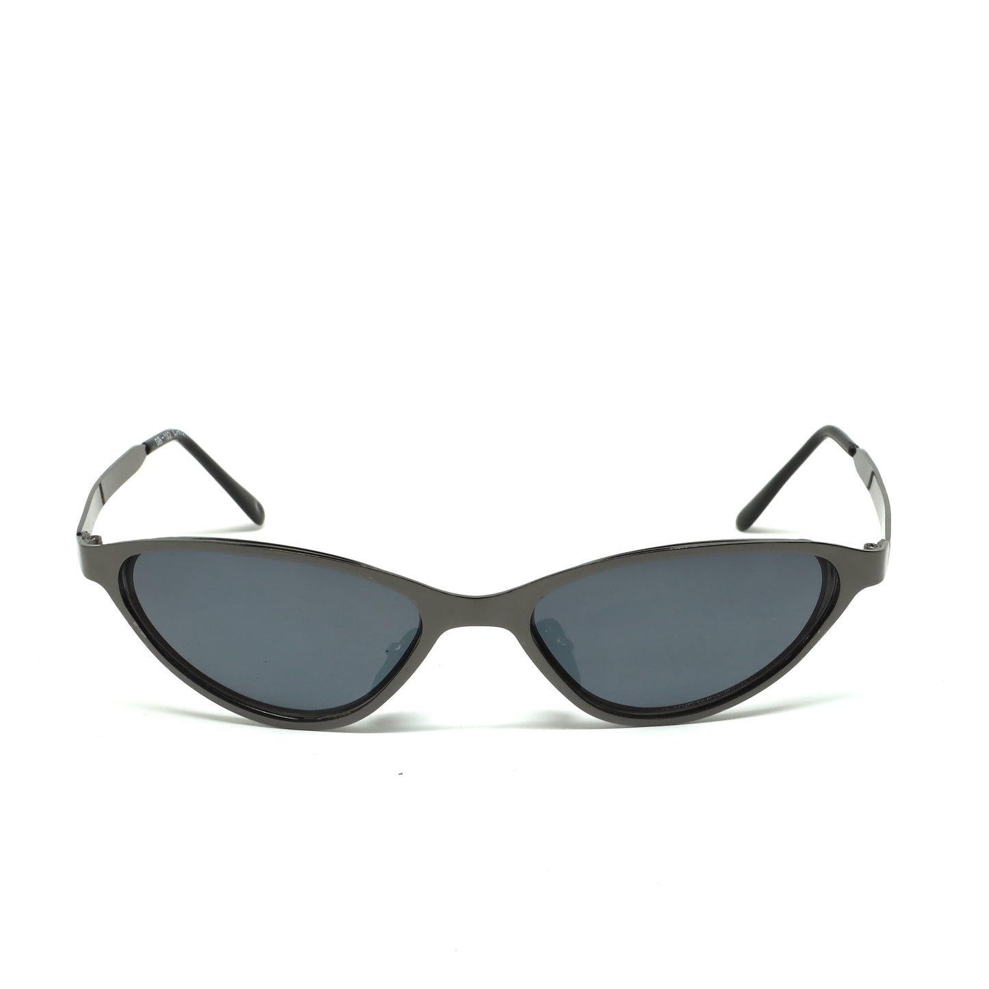 //Style M132// Vintage Geometric Oval Wire Frame Sunglasses - Dark