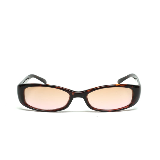 //Style 62// Vintage 90s Rectangle Frame Sunglasses - Light Pink