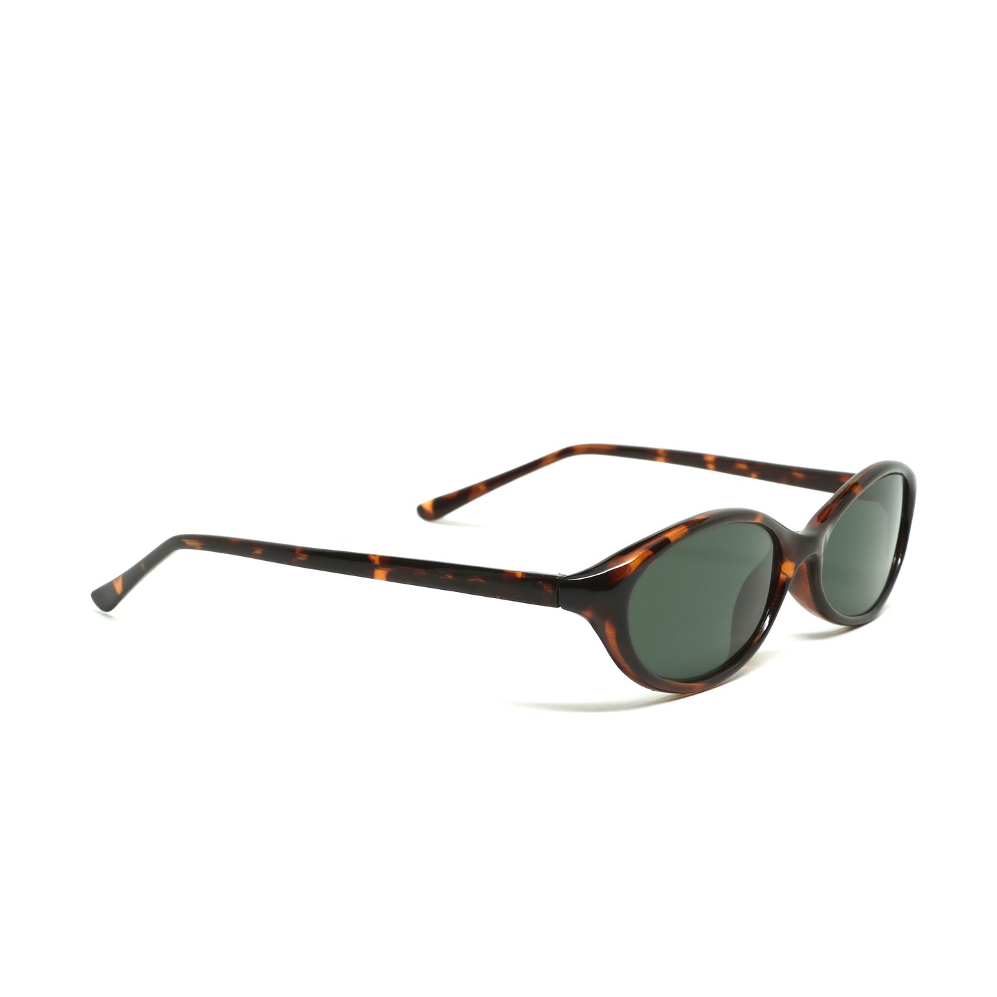 //Style 14// Vintage Late 90s Oval Frame Sunglasses - Tortoise