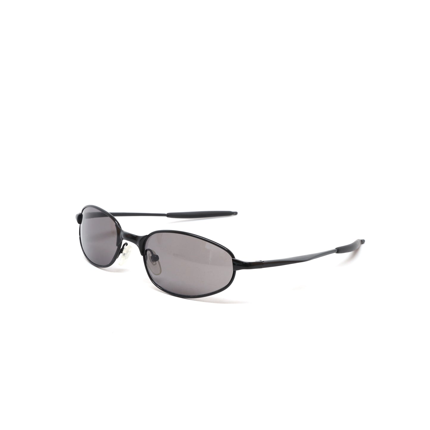 Vintage Small Size 90s Matrix Style Sunglasses - Black