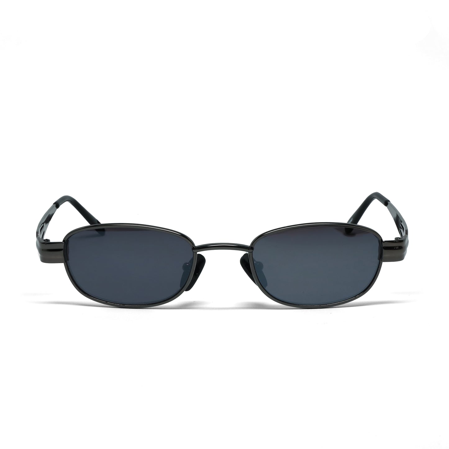 //Style 1123// 90s Deadstock Rectangle Sunglasses - Grey