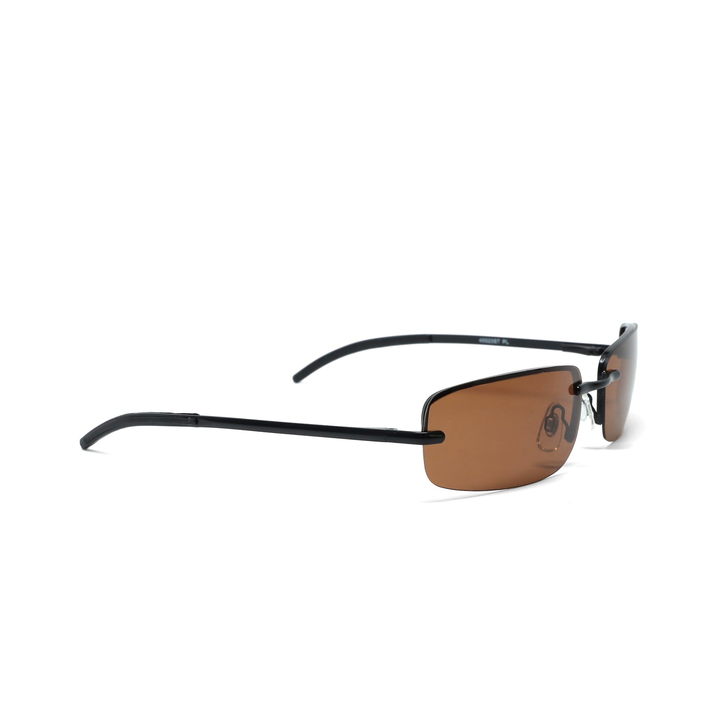 //POLARIZED// Deluxe Vintage Frameless Brown Sunglasses w/ High Quality Polarized Lenses