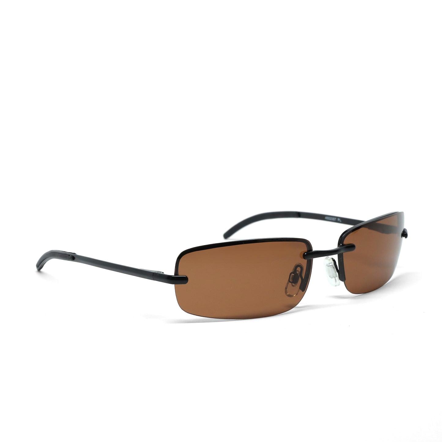 //POLARIZED// Deluxe Vintage Frameless Brown Sunglasses w/ High Quality Polarized Lenses