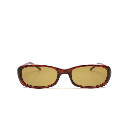 //Rare// Deluxe Vintage 90s Deadstock Chic Rectangle Sunglasses - Tortoise/Brown