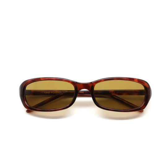 //Rare// Deluxe Vintage 90s Deadstock Chic Rectangle Sunglasses - Tortoise/Brown