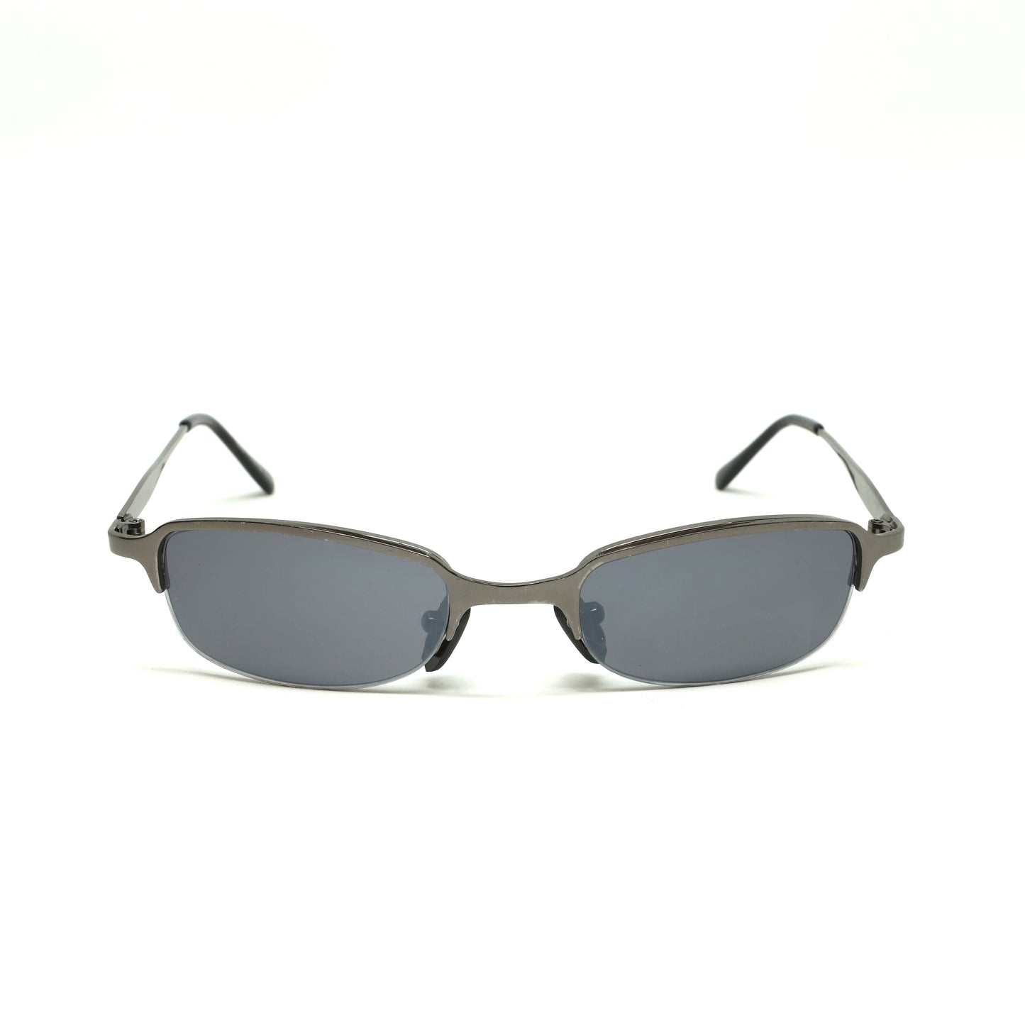 //Style M130// Vintage Geometric Oval Wire Frame Sunglasses - Grey