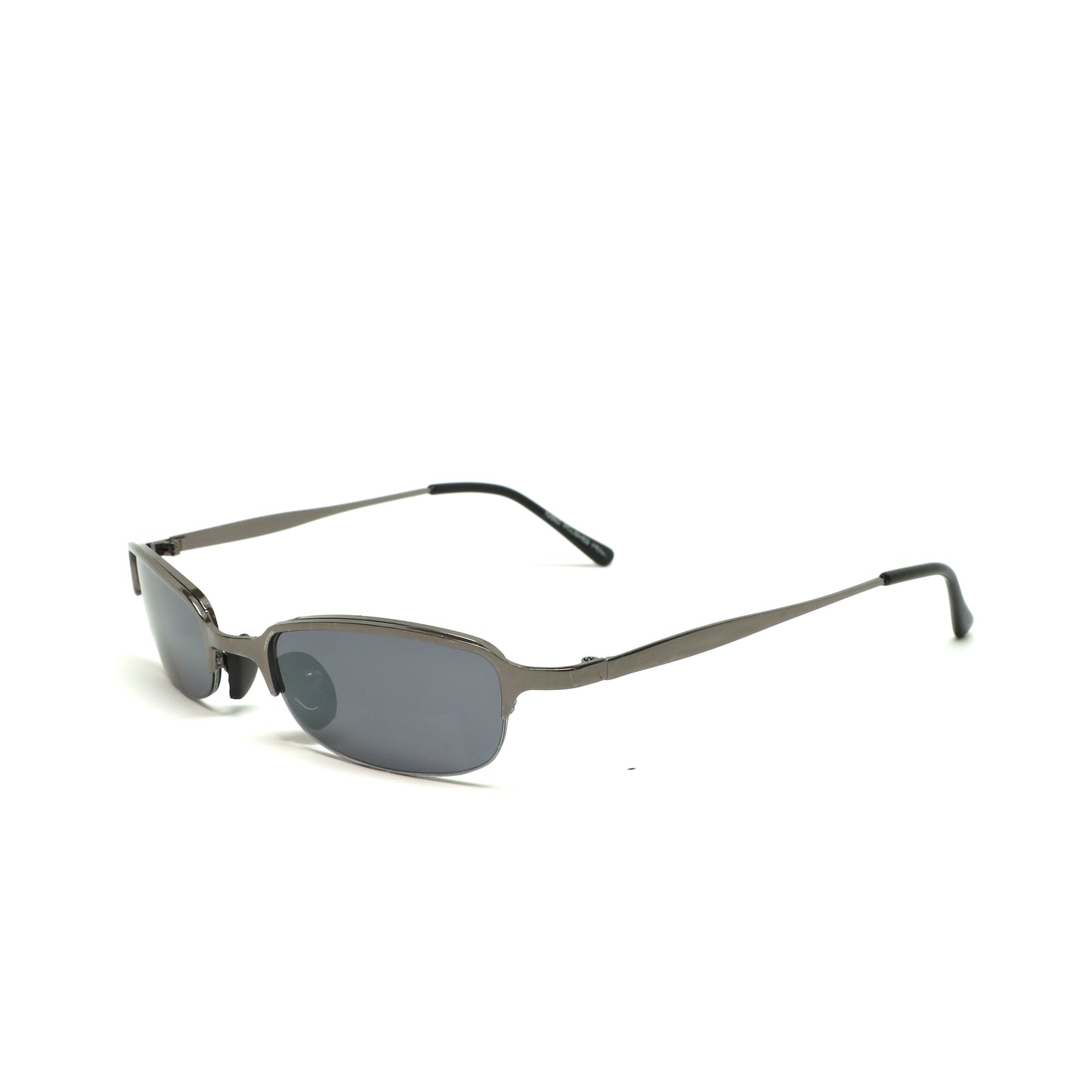 //Style M130// Vintage Geometric Oval Wire Frame Sunglasses - Grey