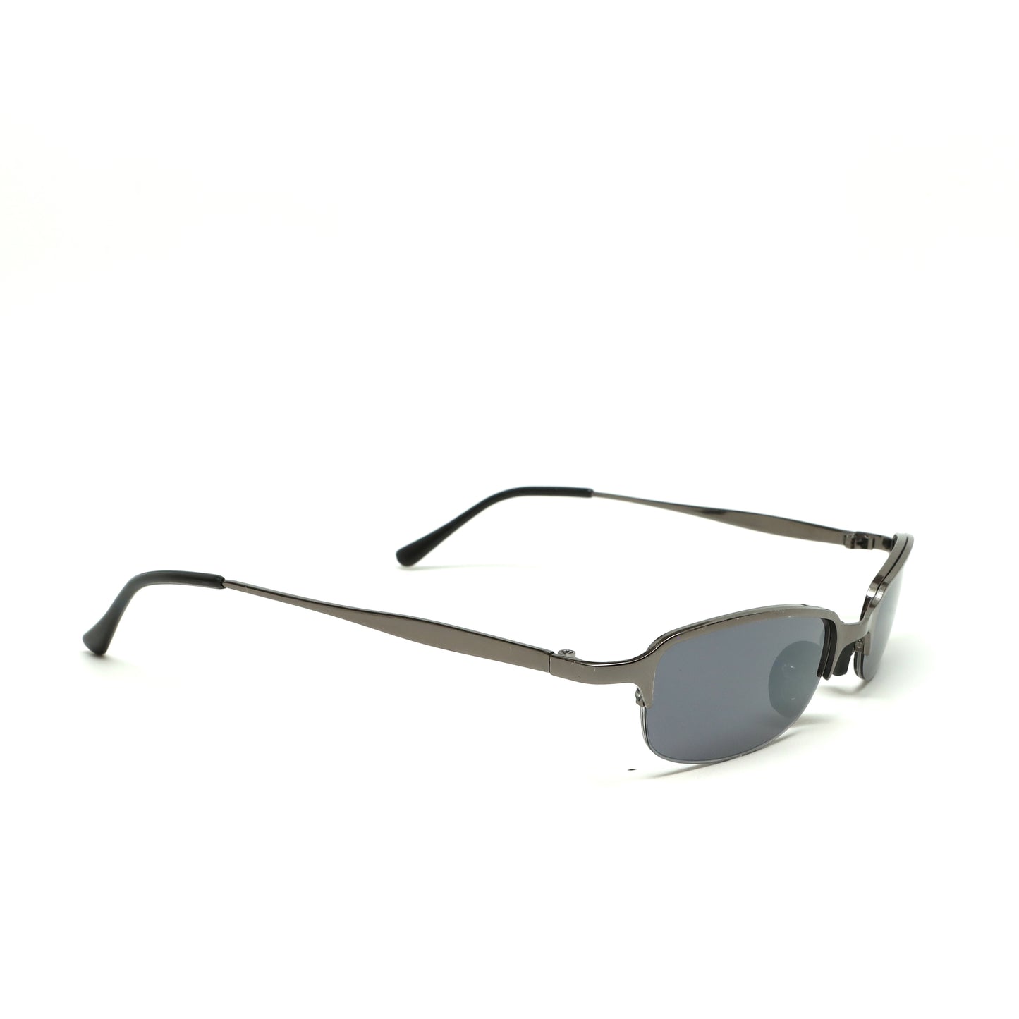 //Style M130// Vintage Geometric Oval Wire Frame Sunglasses - Grey