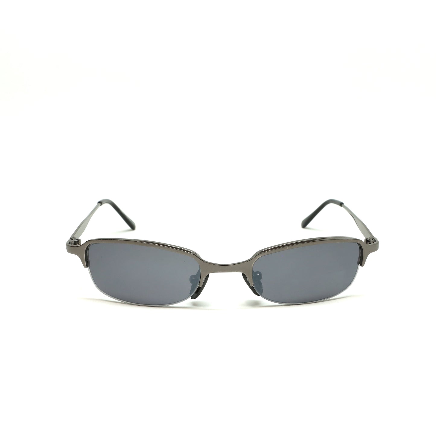 //Style M130// Vintage Geometric Oval Wire Frame Sunglasses - Grey