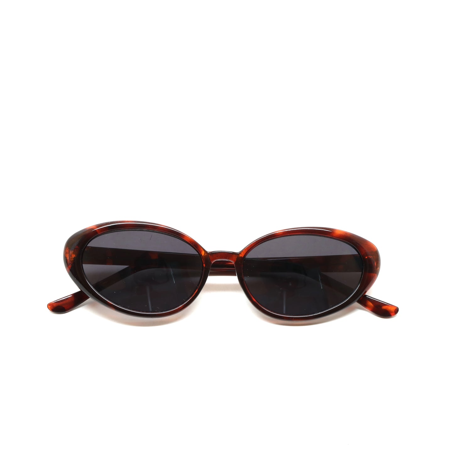 //Style 61// Vintage 90s Standard Oval Frame Sunglasses - Tortoise