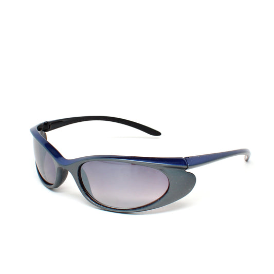 Prototype 2 Classic Deadstock Hue Dual Colored Visor Sunglasses - Grey/Blue