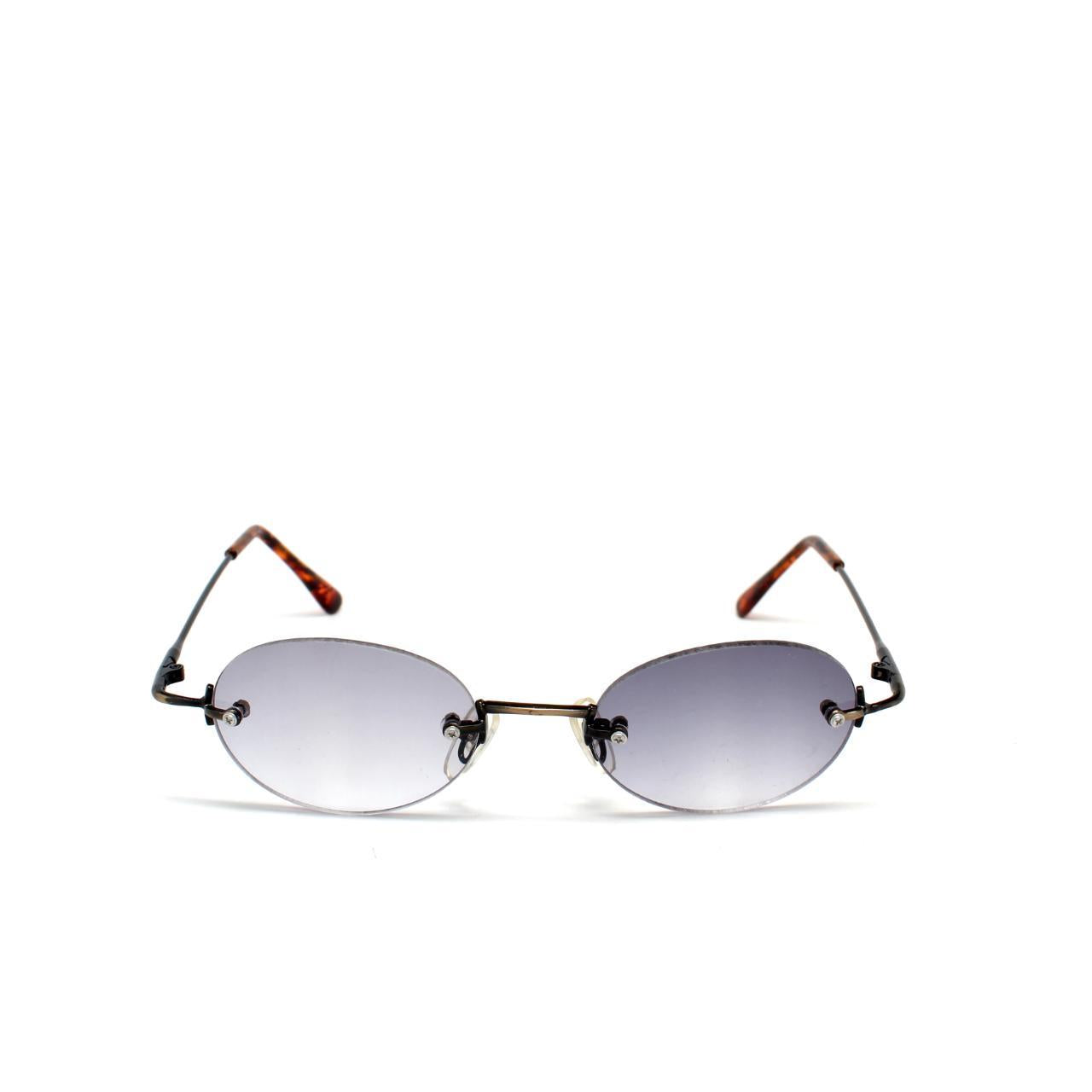 Gucci GG1221S Grey Rimless Sunglasses – Designer Daydream